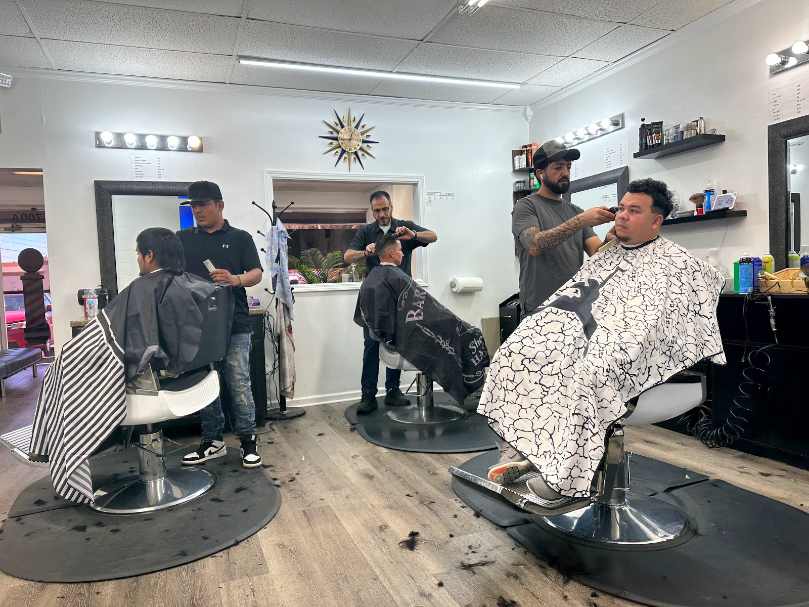 Inside Mustache Barbershop on Waring Road